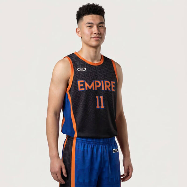 Empire Core Custom Basketball Singlet U Neck Side Panel