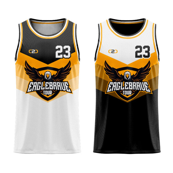Custom Eagle Brave Core Reversible Basketball Singlet