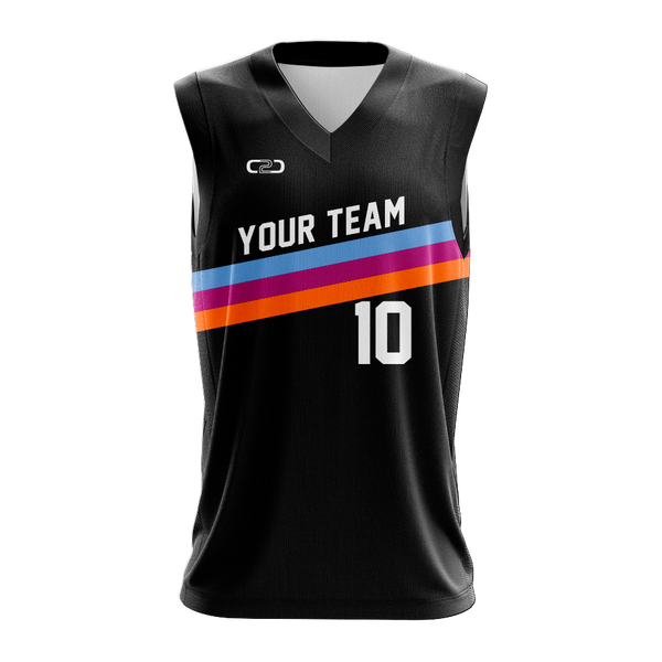 Custom FIESTA 21 Core Basketball Singlet Front View