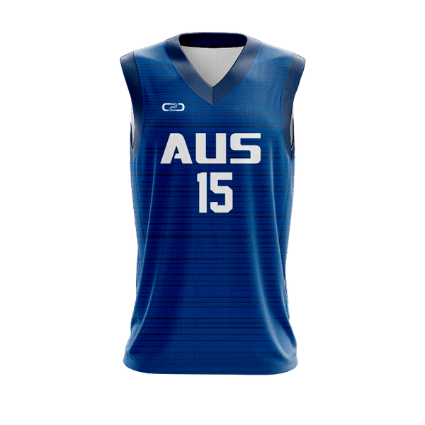 Custom USA 21 Core Basketball Singlet Front View