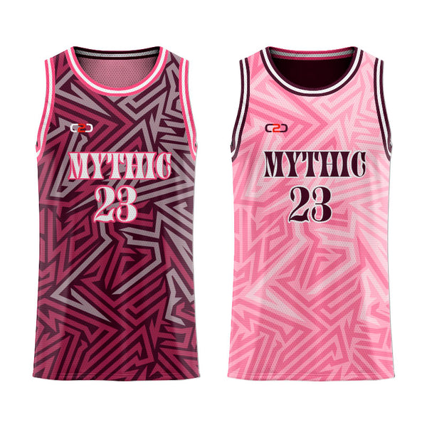Custom Mythic Reversible Basketball Singlet Front View