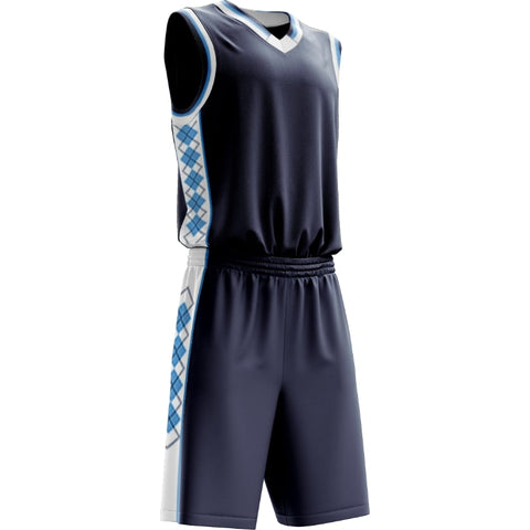 North Carolina Basketball Uniform Navy